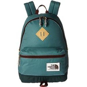 The North Face Berkeley Mini Backpack in Teal & Crimson NWT